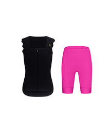 RIVANELLE ärmelloses Trikot und kurze Hose - SCALLESSA - Cyclamen/Schwarz